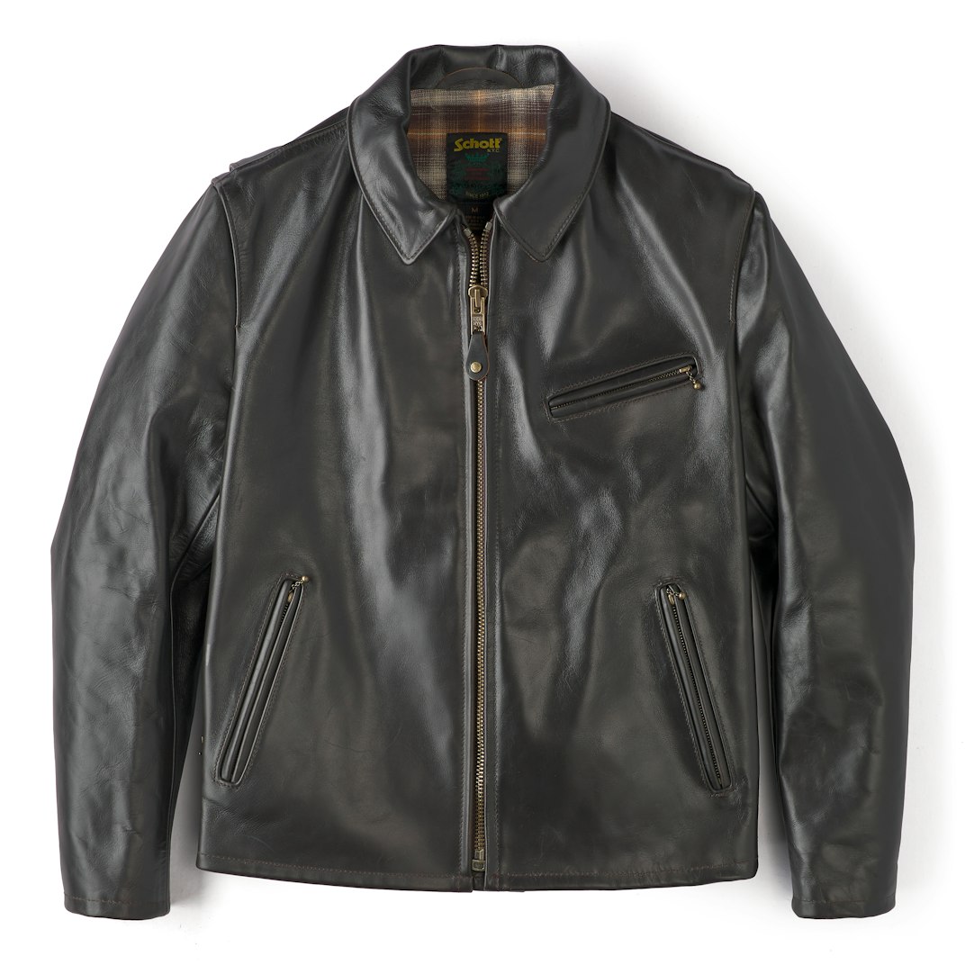 87300_Schott_Classic_Leather_Racer_Motorcycle_Jacket_Brown_01