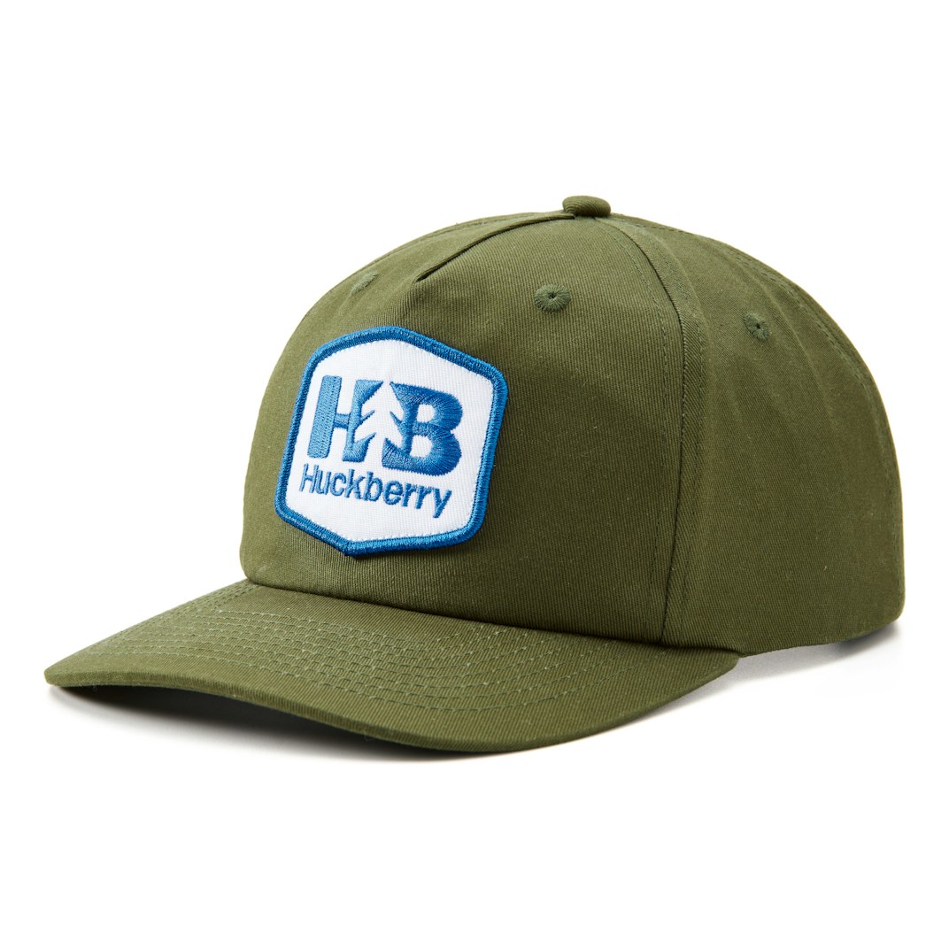 91146_Huckberry_HB_Patch_Hat_Olive_01_Product_on_White