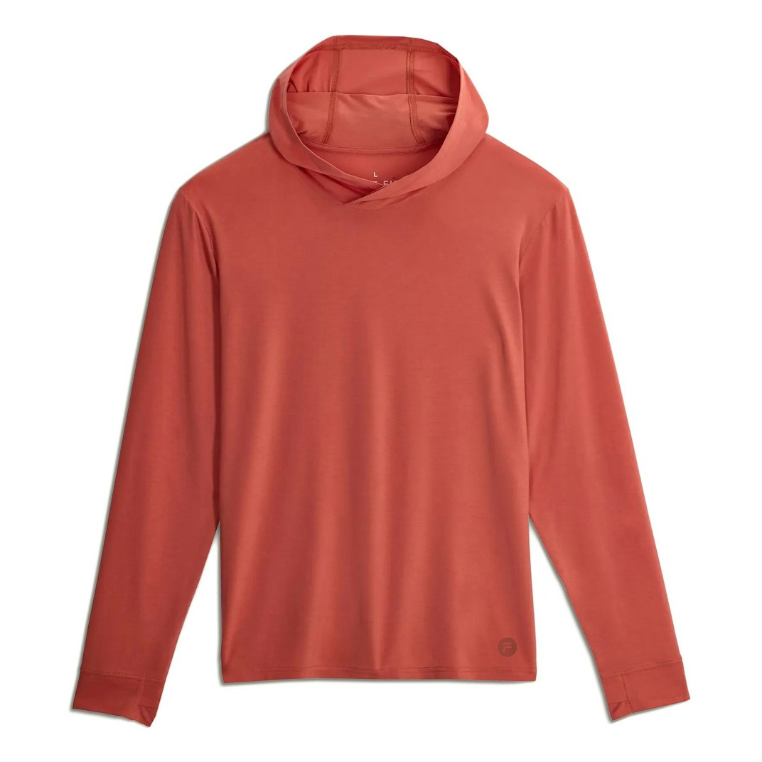 95335_Free_Fly_Elevate_Lightweight_UPF_Hoodie_Red_Clay_01_Product_on_White
