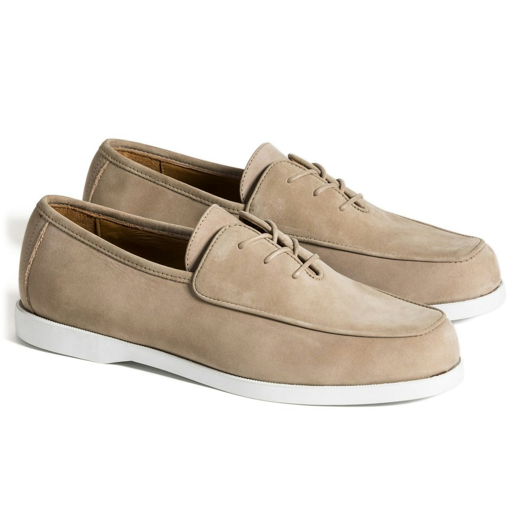 95820_Jacques_Soloviere_Oli_Boat_Shoe_Beige_Nubuck_Calf_Leather_01_Product_on_White