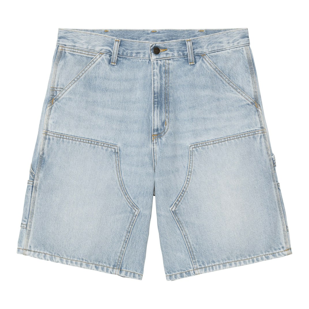 96417_Carhartt_WIP_Double_Knee_Denim_Short_Heavy_Worn_Bleached_01_Huckberry-_PDP-_Product_on_White