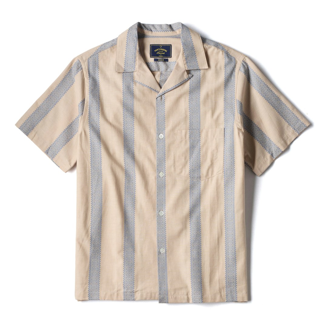 97747_Portuguese_Flannel_Lousada_Camp_Collar_Shirt_Orange-Blue_01_Product_on_White