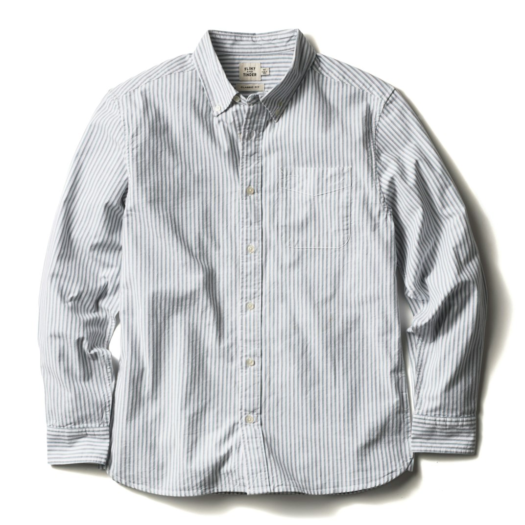 97787_Flint_and_Tinder_Oxford_Draftsman_Shirt_Smoke_Blue_Echo_Stripe_01_Product_on_White