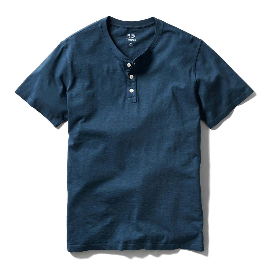 97952_Flint_and_Tinder_Short_Sleeve_Slub_Henley_Forge_Blue_01_Product_on_White